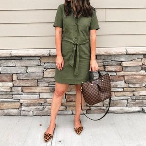 J. Crew Factory Mercantile Utility Shirtdress